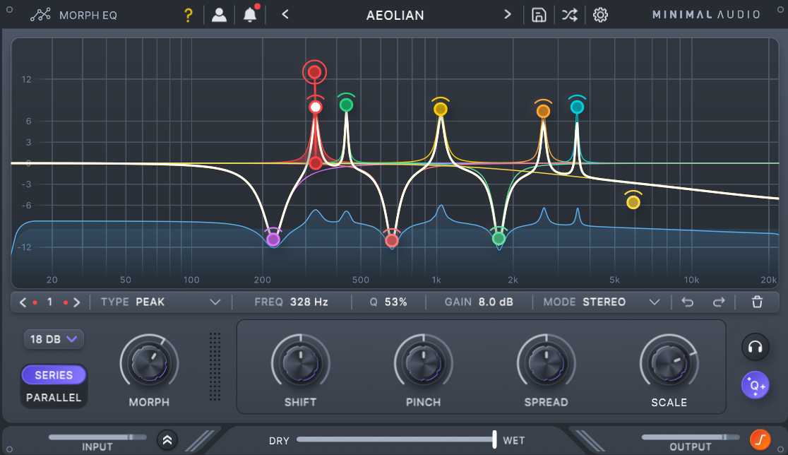 Minimal Audio Morph EQ